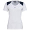 HEAD Womens Club Tech 22 Tennis T-Shirt - White / Dark Blue