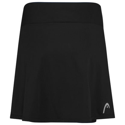 HEAD Womens Club Basic Tennis Skort Long - Black