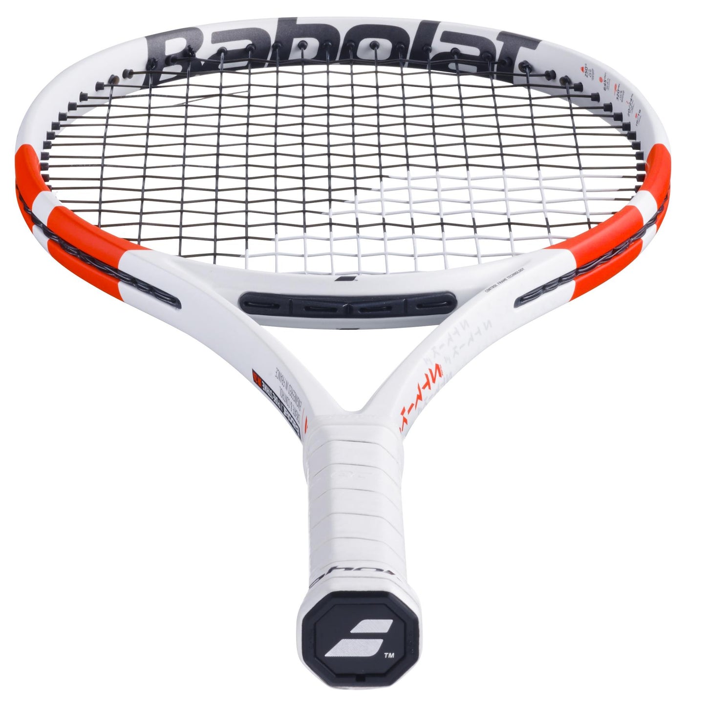 Babolat Pure Strike Junior 26 Gen4 Tennis Racket - White / Red / Black - Handle