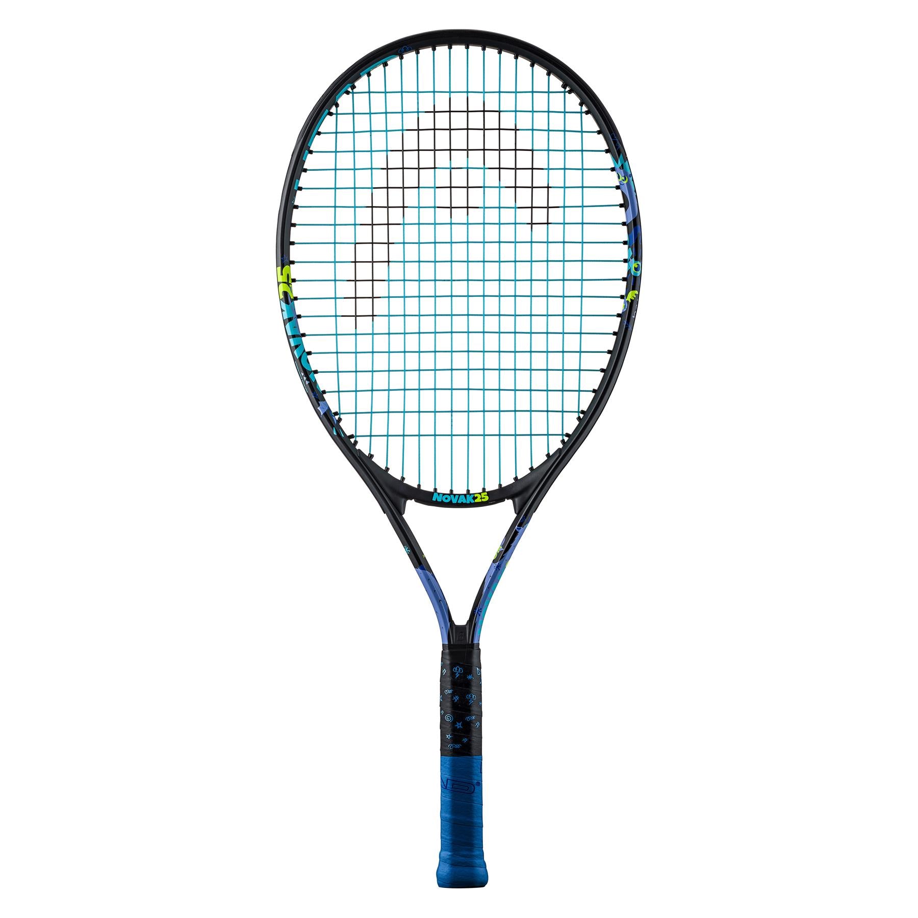 HEAD Novak 25 Junior Tennis Racket - Black / Blue