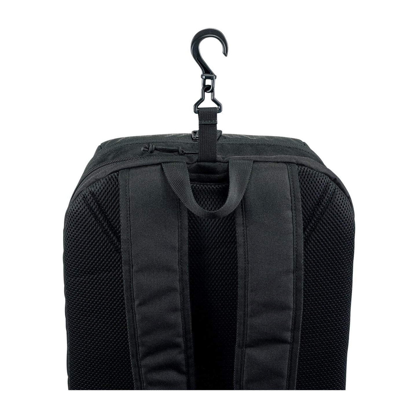 The Yonex 42512EX Team Tennis Backpack in Grey/Black features padded shoulder straps, a hanging hook, YKK zippers, and textured fabric for easy carrying. This lightweight backpack also includes a handle for added convenience.