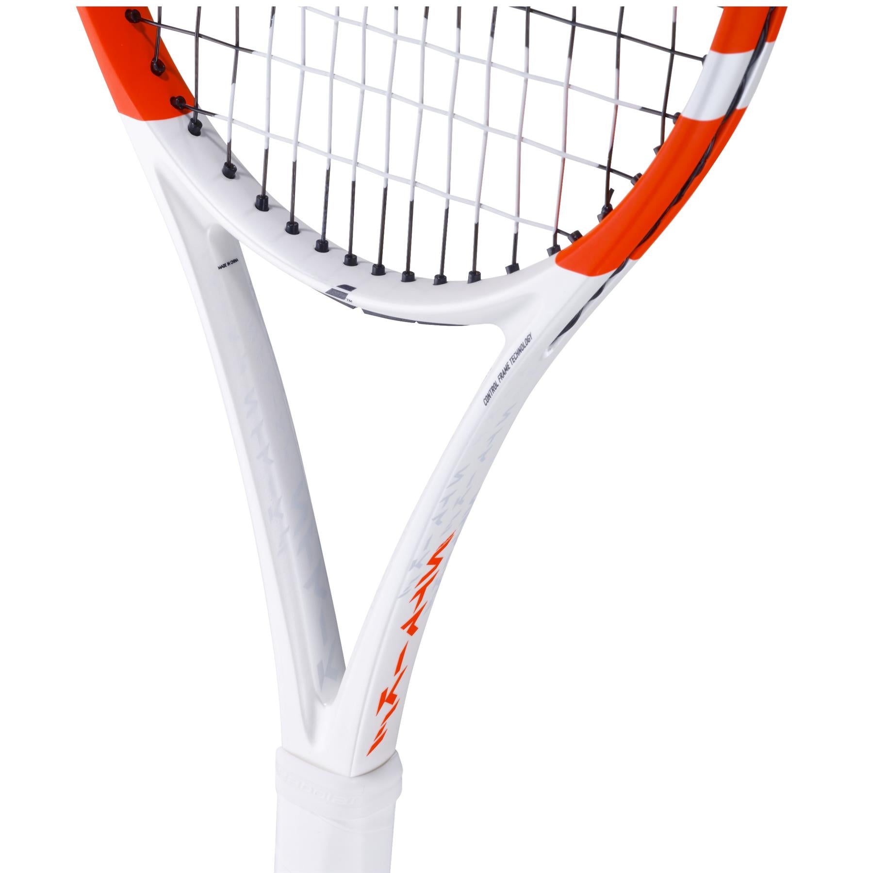 Babolat Pure Strike Lite Gen4 Tennis Racket - White / Red / Black - Throat
