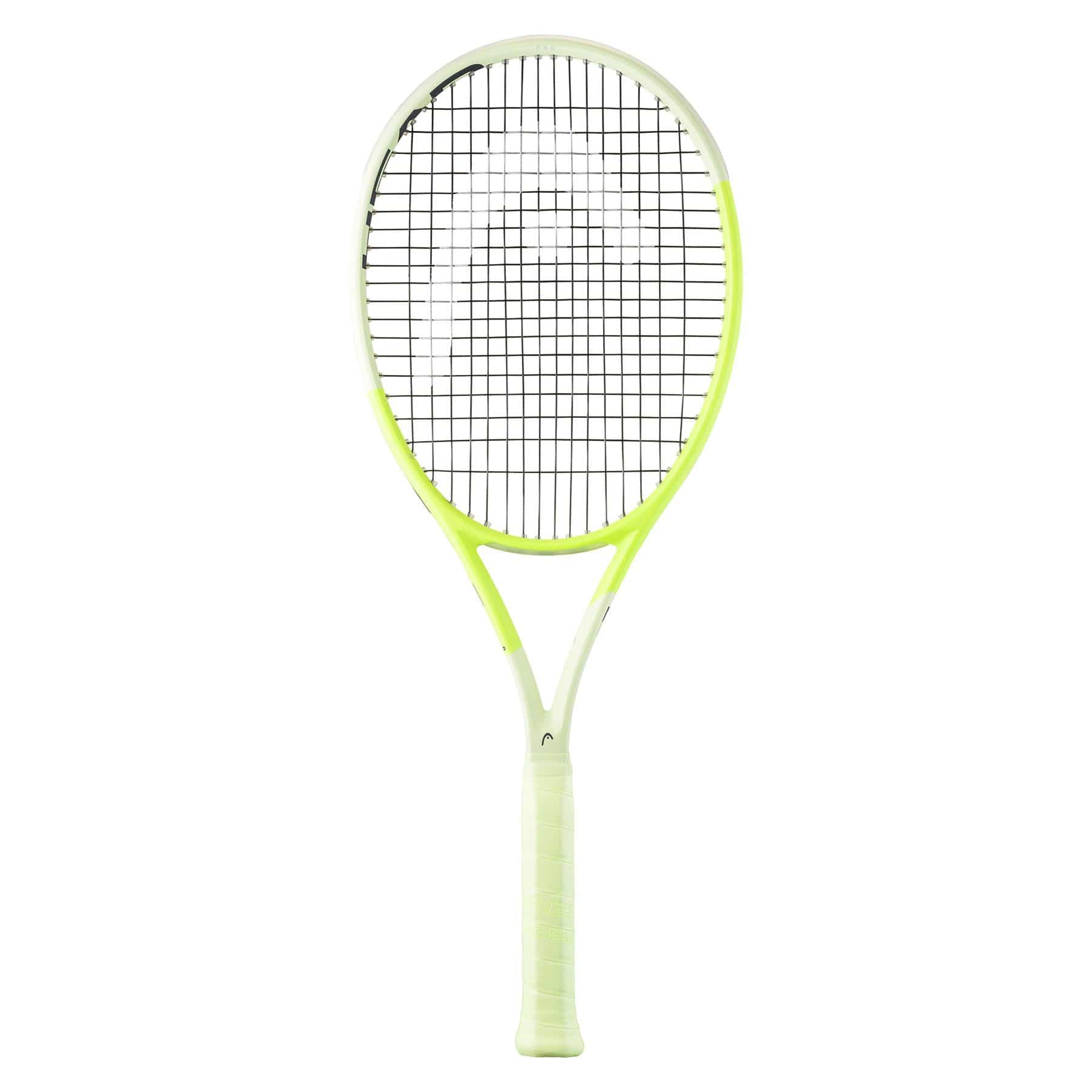 Introducing the HEAD Extreme Pro 2024 Tennis Racket, featuring advanced design elements for superior performance. This racket sports a striking green frame (frame only), crafted to enhance modern play with unmatched style and efficiency, making it perfect for tennis enthusiasts aiming for optimal control and spin.