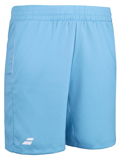 Babolat Play Mens Tennis Shorts - Cyan Blue - Angle