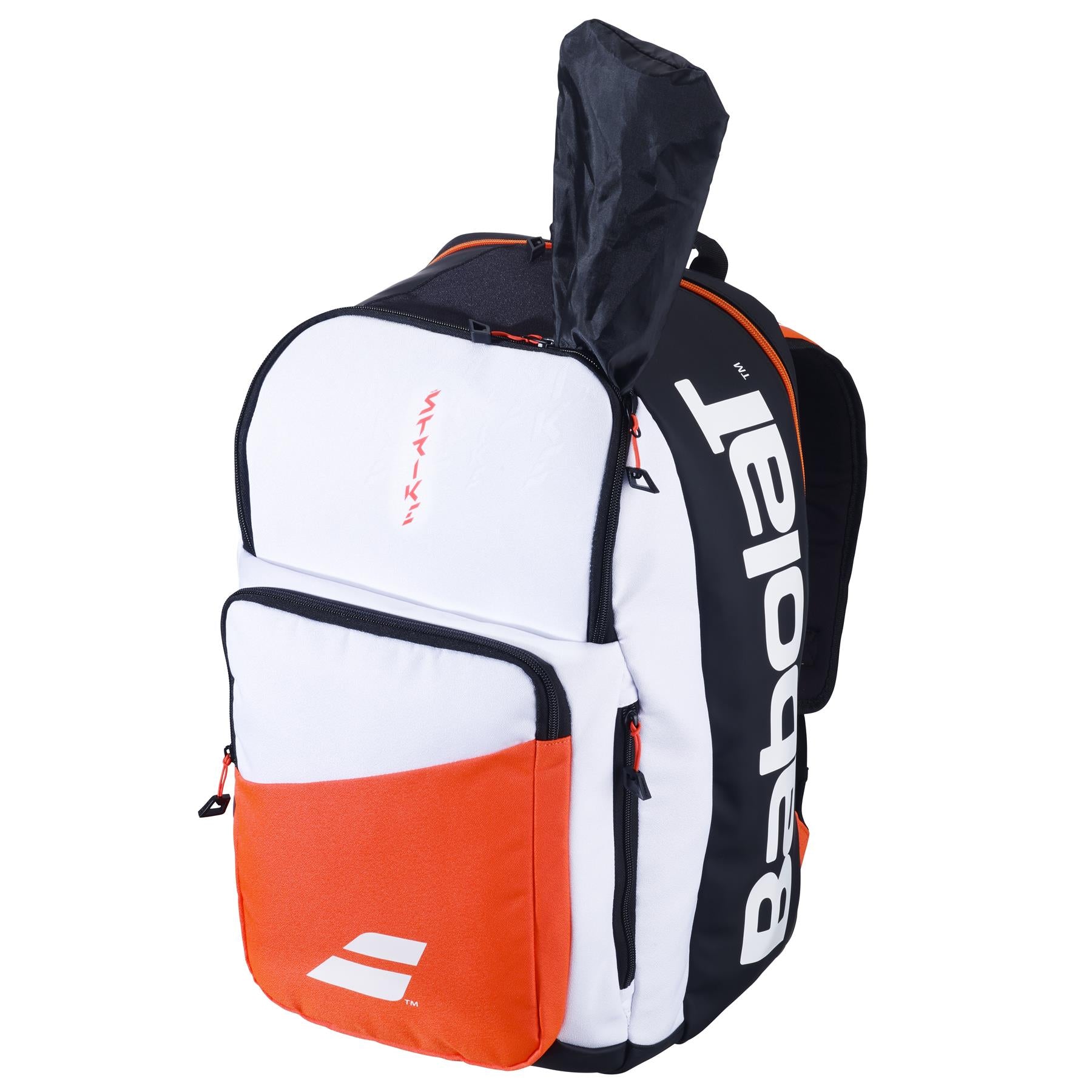 Babolat Pure Strike Tennis Backpack - White / Black / Red - Racket