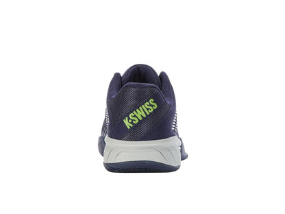 K-Swiss Express Light 3 Mens Tennis Shoes - Peacoat / Grey Violet / Green - Rear