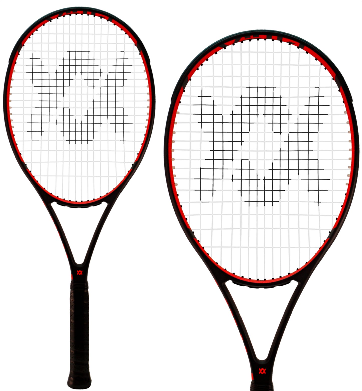 Volkl V-Cell 8 300g Tennis Racket - Black / Red (Frame Only)