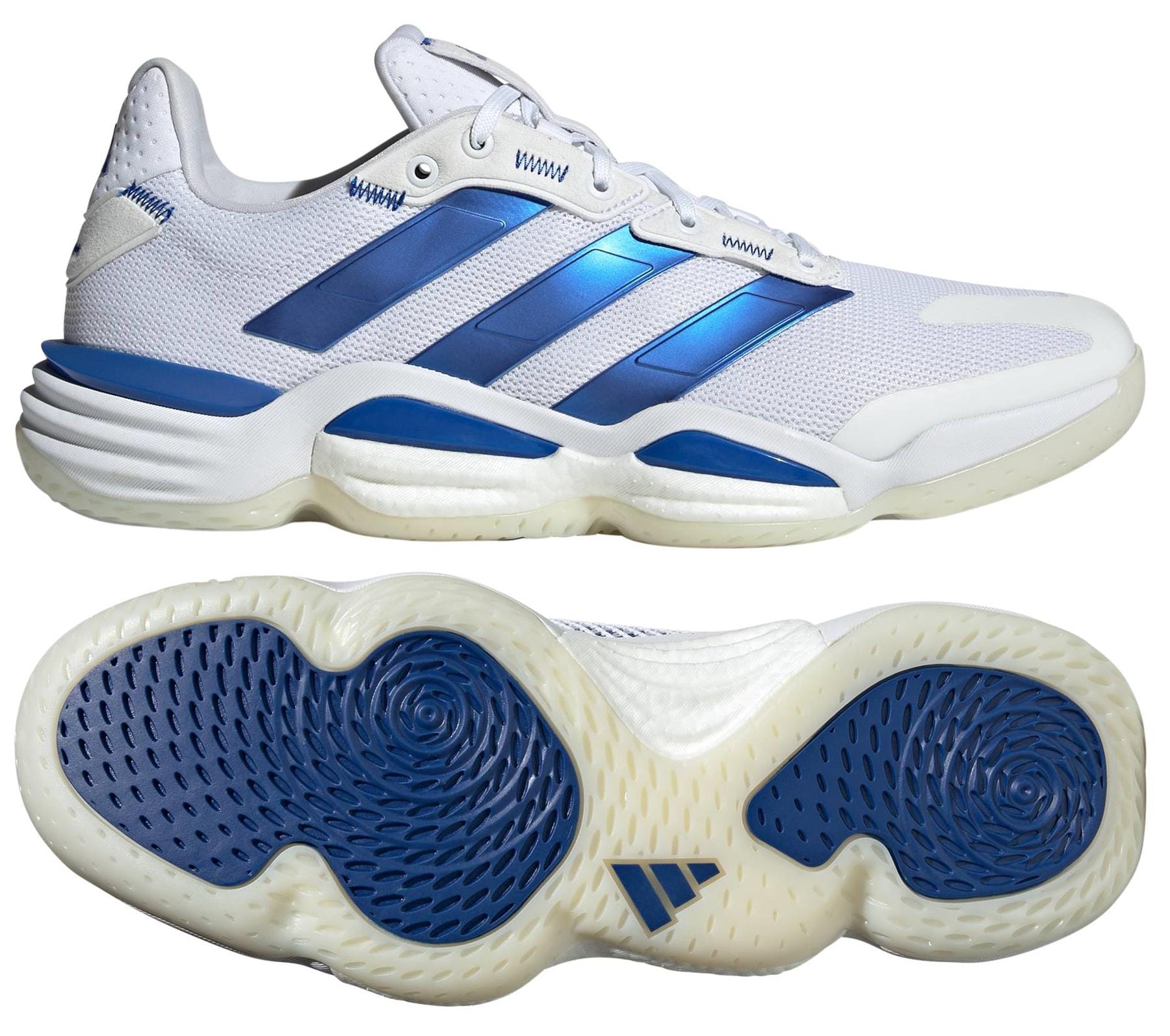 ADIDAS Stabil 16 Mens Indoor Court Shoes White Blue