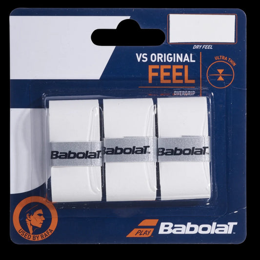 Babolat VS Original X3 Tennis Overgrip - White