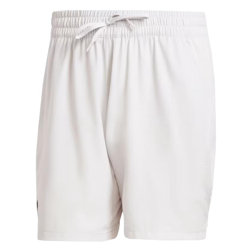 ADIDAS Melbourne Shorts & Inner Shorts Mens Tennis Set - Grey One / Carbon