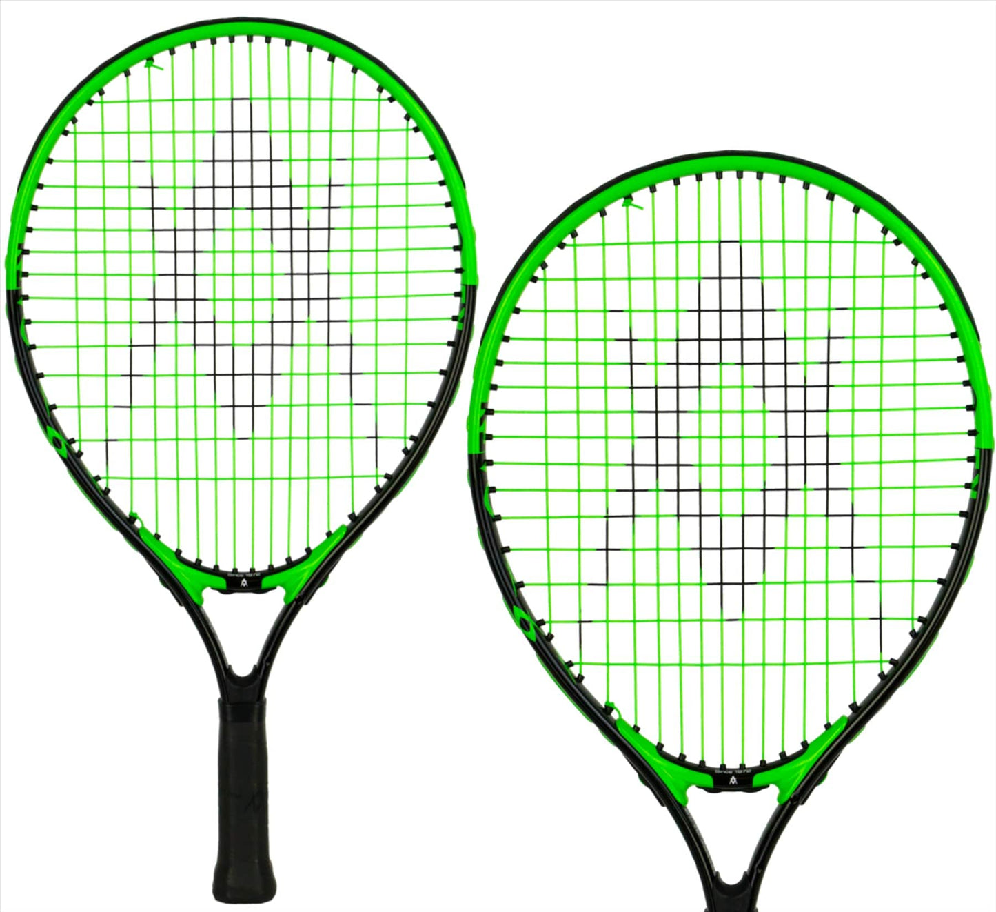 Ideal for aspiring athletes, the Volkl Revolution 21 Junior Tennis Racket in Black/Green (G0000) is crafted to ignite young players' passion on the court.