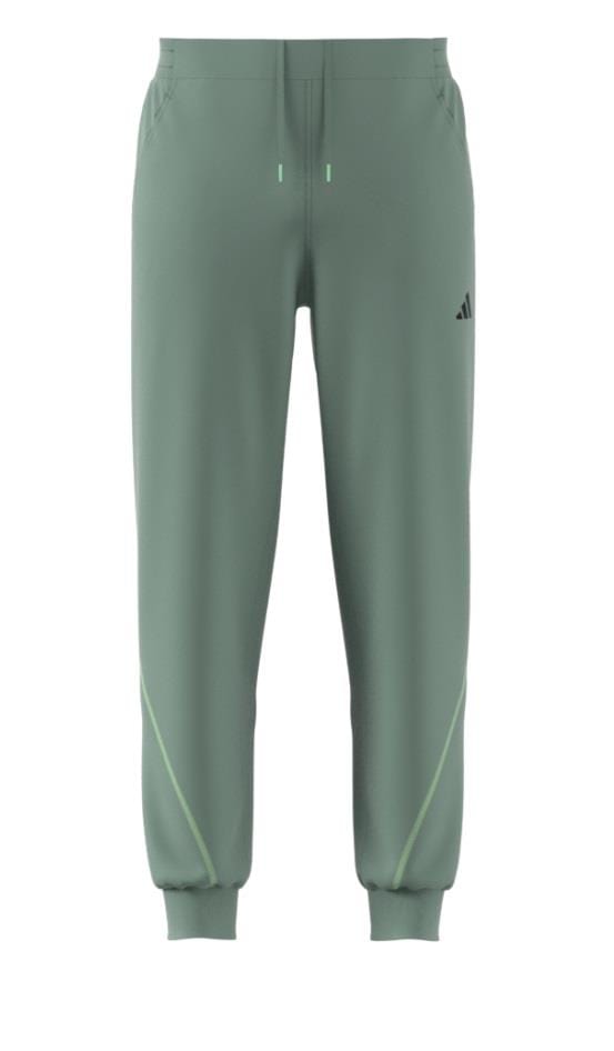 These ADIDAS Melbourne Men's Pro Tennis Pants showcase an elastic waistband and cuffs, complemented by subtle design elements and a discreet black adidas logo on the left thigh. Featuring AEROREADY fabric, they ensure you stay dry and comfortable during any activity.