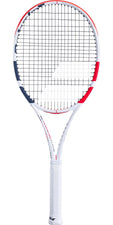 Babolat Pure Strike 18/20 Tennis Racket - White / Red / Black (Strung)
