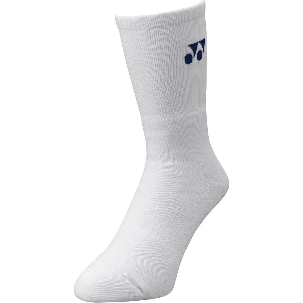 Yonex 19120YX 3D ERGO Crew White Socks - 1 pair