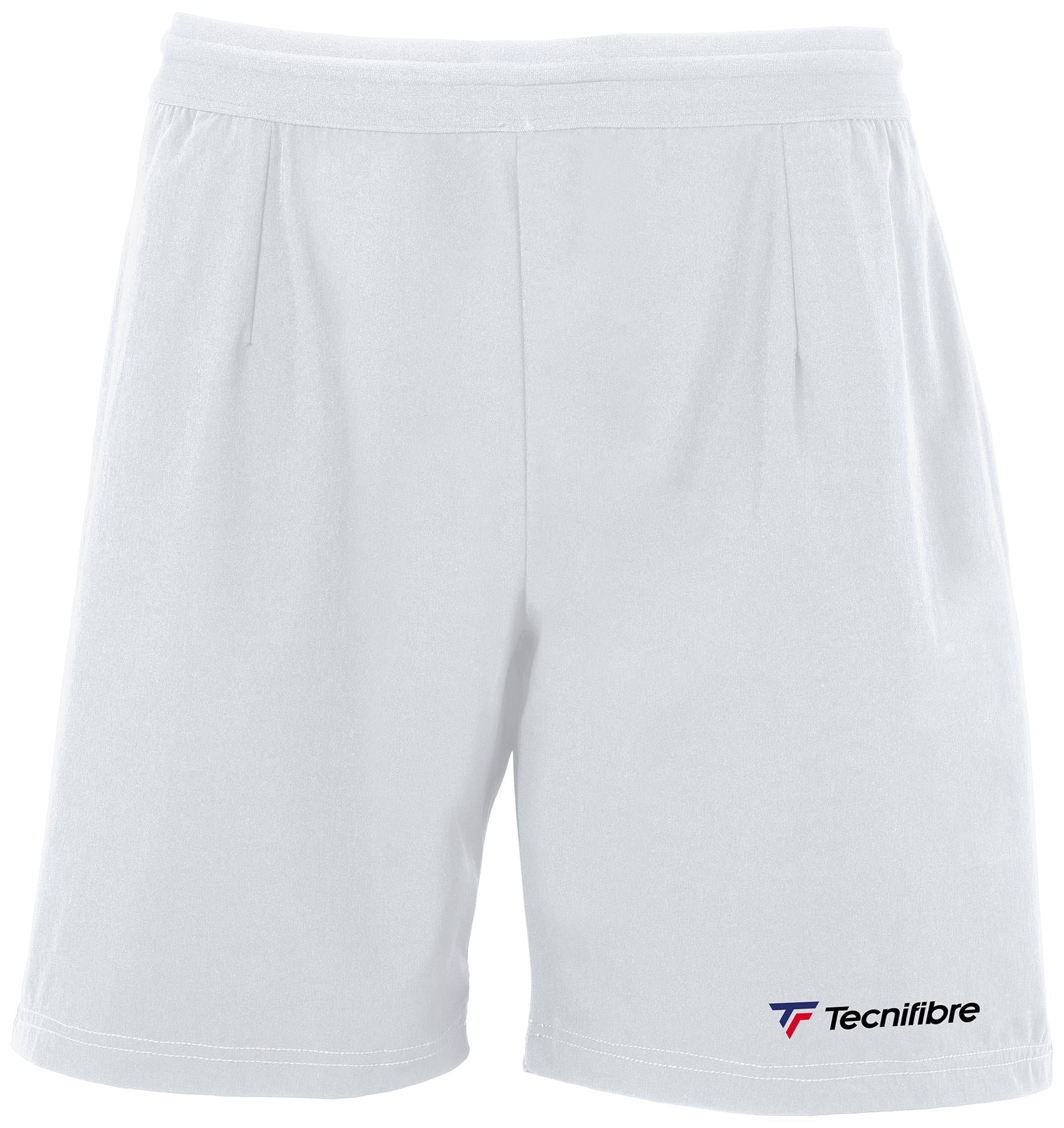 Tecnifibre Mens Stretch Tennis Shorts - White