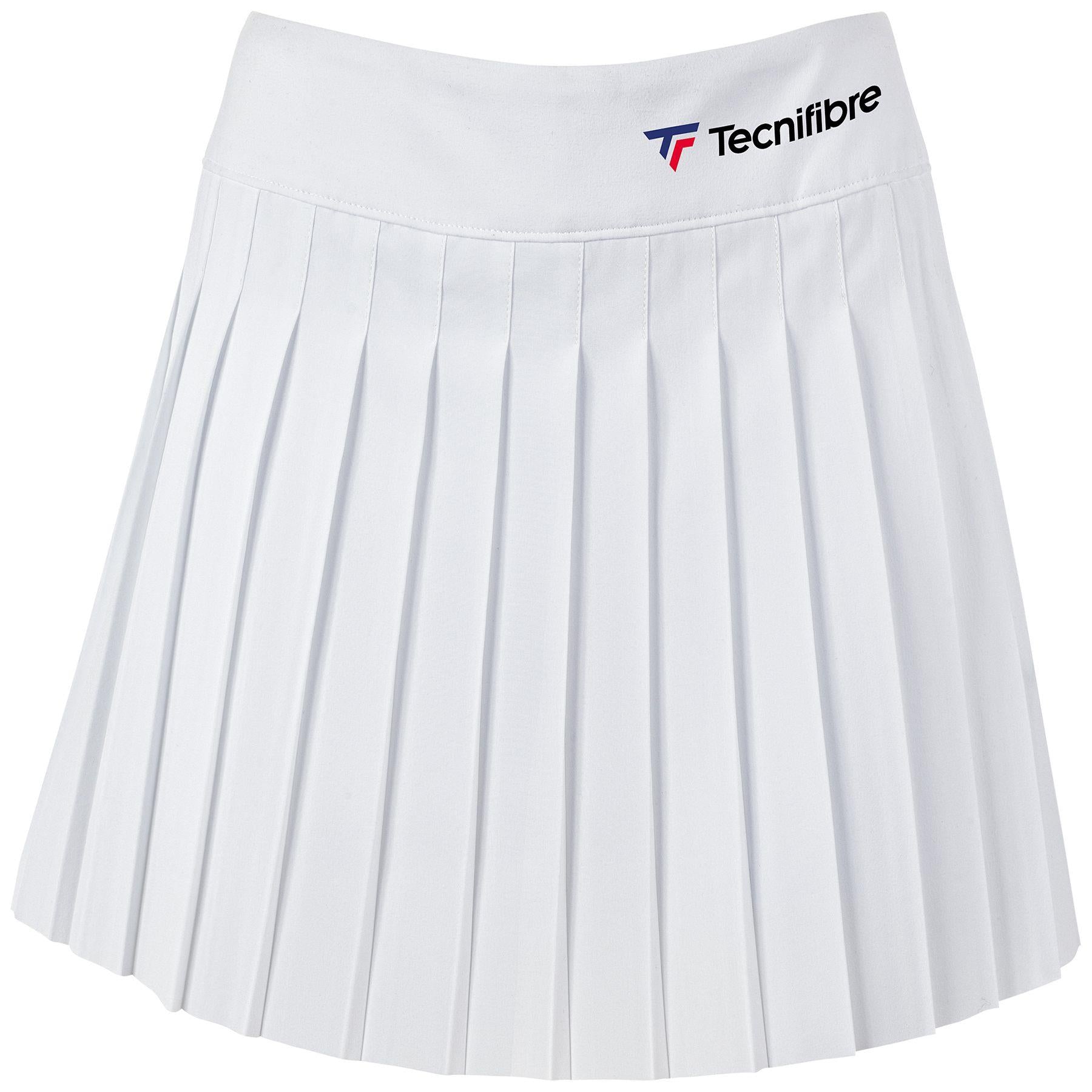 Tecnifibre Womens Stretch Tennis Skort - White