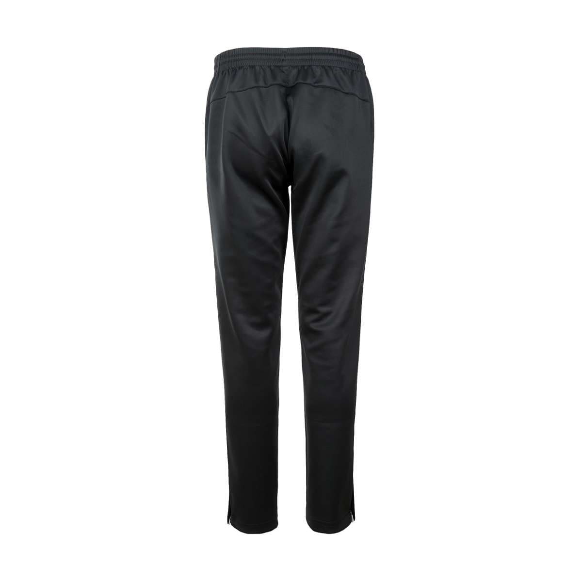 The image displays the FZ Forza Perry Women's/Girls Pants in black by FZ Forza, showcasing their elastic waistband and straight leg design from a rear view.