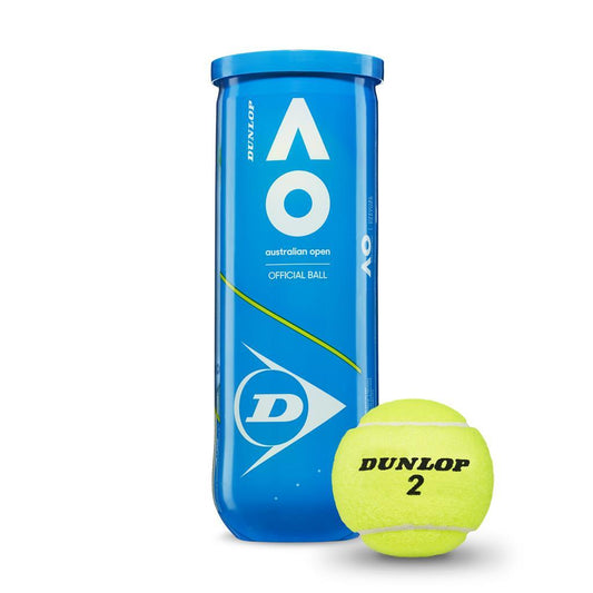 Dunlop Australian Open Tennis Balls (3 Ball Tube)