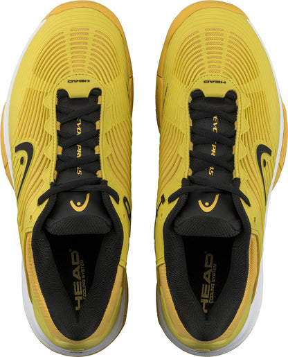 HEAD Revolt Pro 4.5 Mens Tennis Shoes - Banana / Black - Top