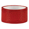 The Lizard Skin DSP Ultra Pickleball Grip 0.8mm in Crimson Red features a geometric texture, embossed branding, and Durasoft Polymer for a non-slip hold.
