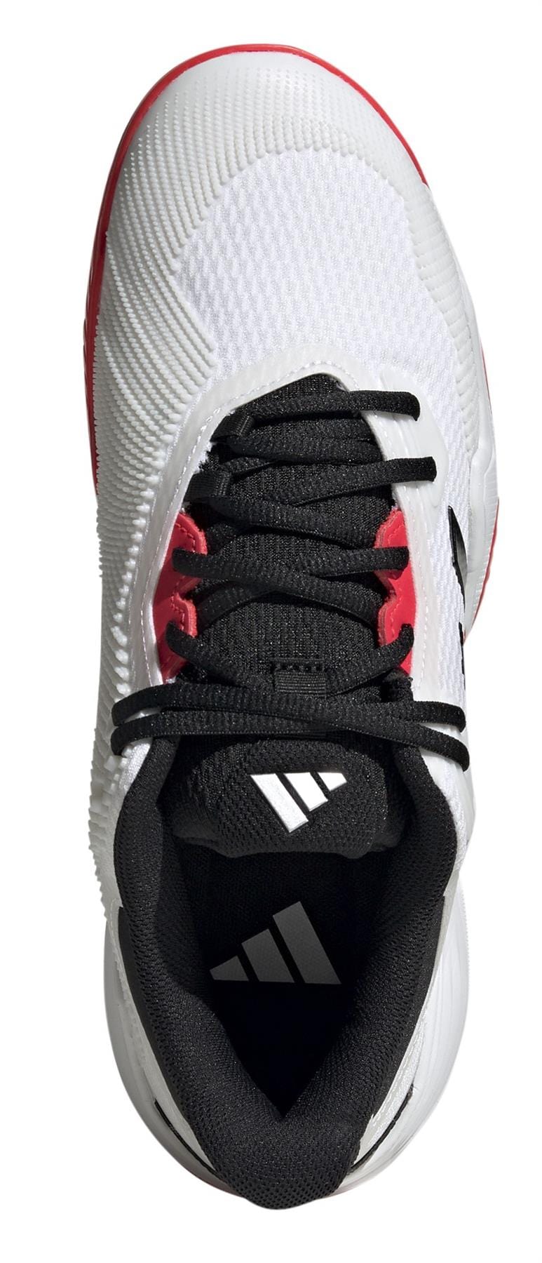 ADIDAS Solematch Control Mens Tennis Shoes White Black Red