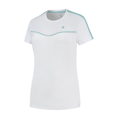 K-Swiss Tac Hypercourt Round Neck Tennis Top 2 - White