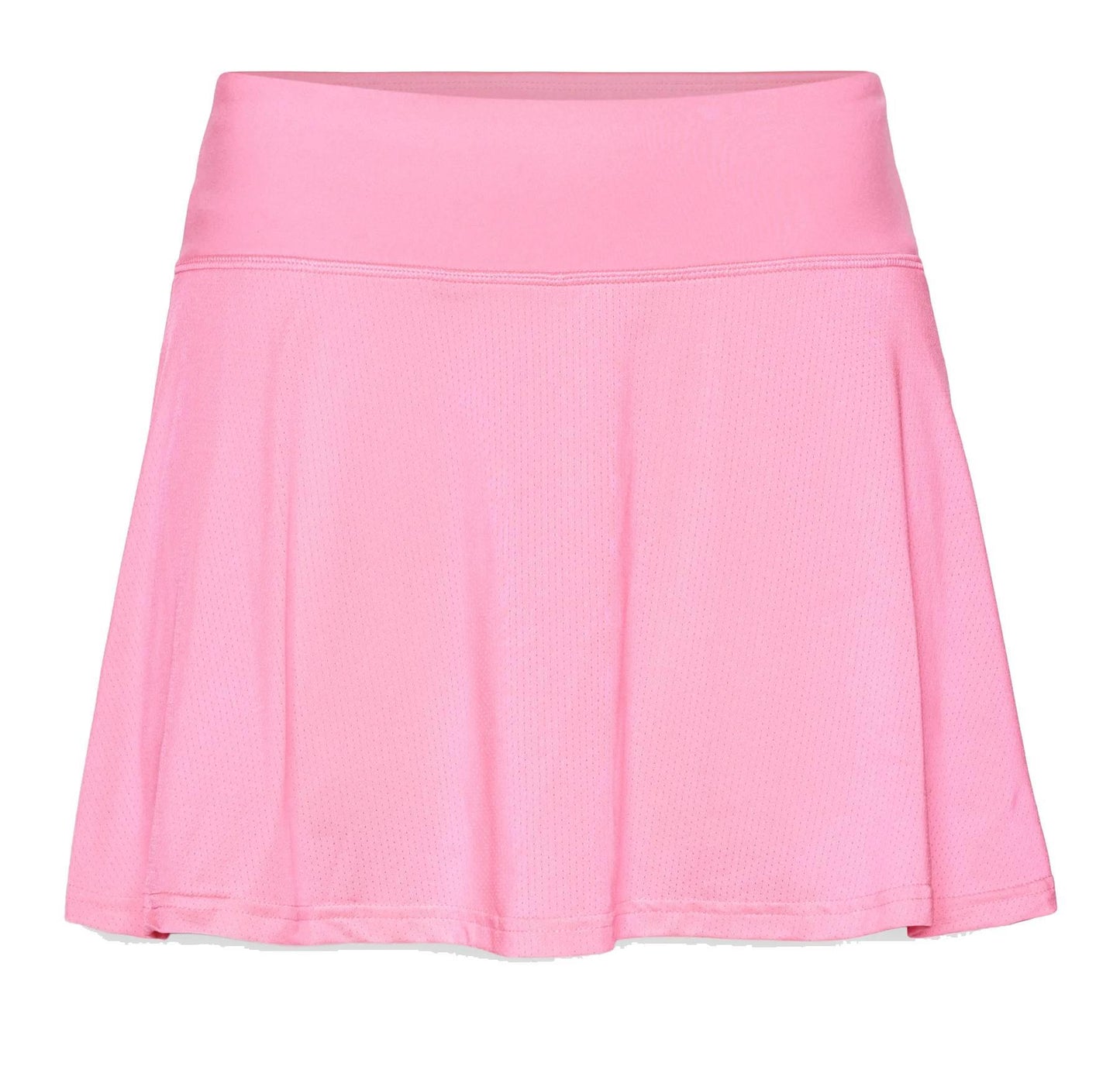 The ADIDAS Women's Club Tennis Skirt - Pink has a wide waistband, a flared hem, and is made from lightweight recycled materials. It features Climacool technology for a sporty look.
