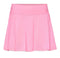 The ADIDAS Women's Club Tennis Skirt - Pink has a wide waistband, a flared hem, and is made from lightweight recycled materials. It features Climacool technology for a sporty look.