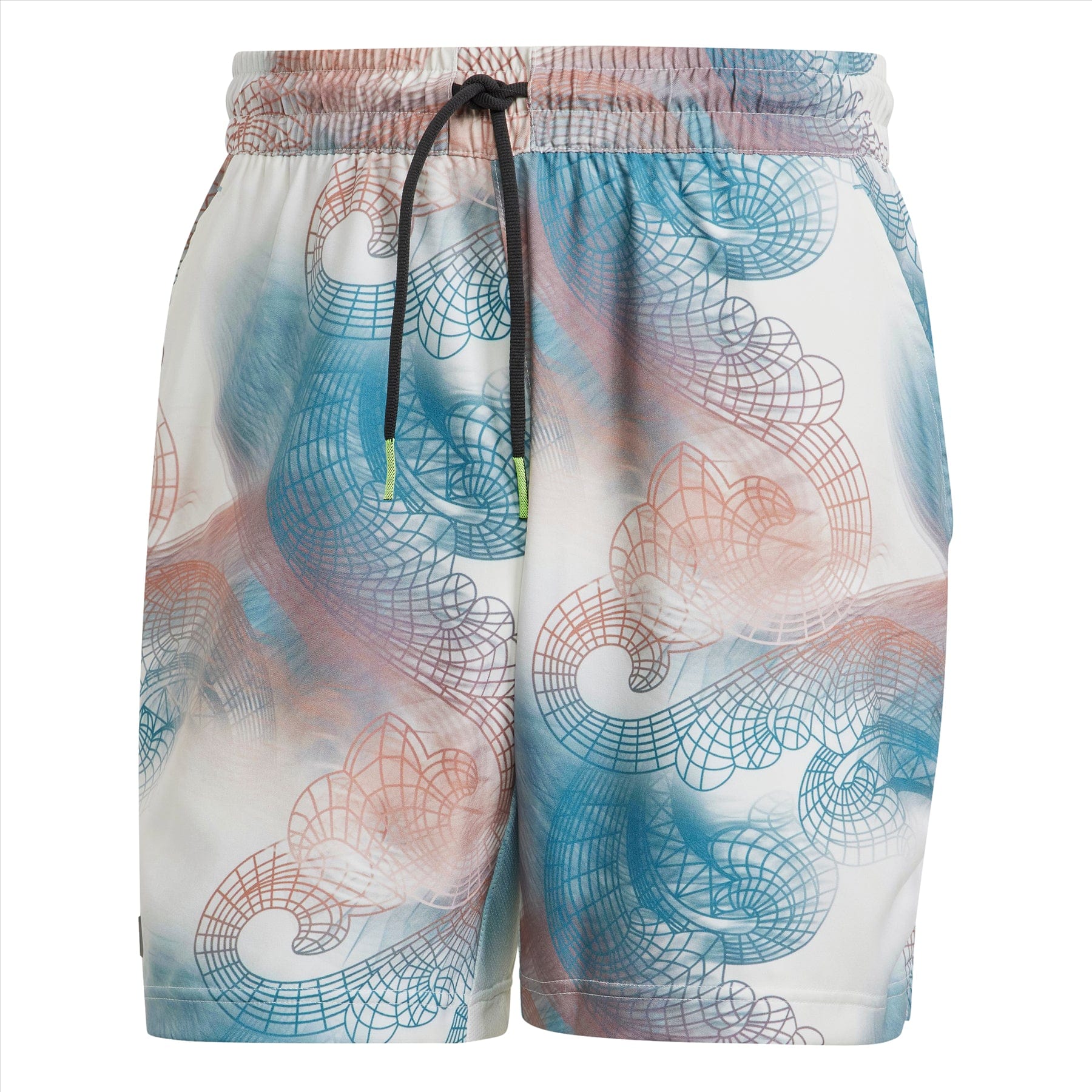 adidas Mens Printed Aeroready Ergo Pro Tennis Shorts - White — Tennis HQ