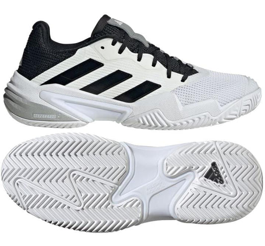 ADIDAS Barricade 13 Mens Tennis Shoes - White / Black