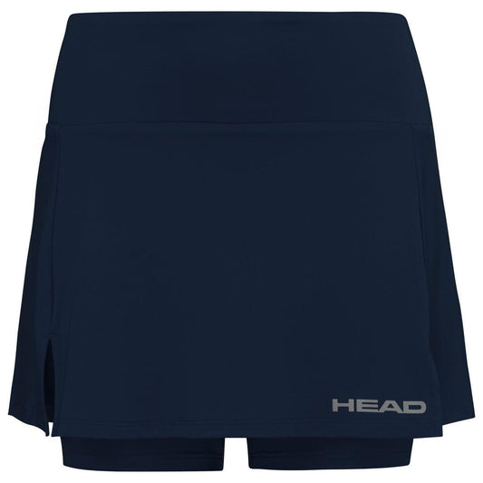 HEAD Womens Club Basic Tennis Skort - Dark Blue