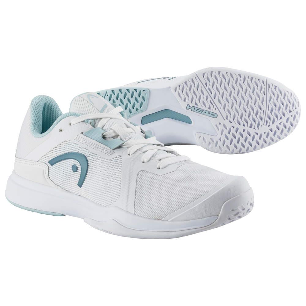 HEAD Sprint Team 3.5 Womens Tennis Shoes - White / Aqua - Pair