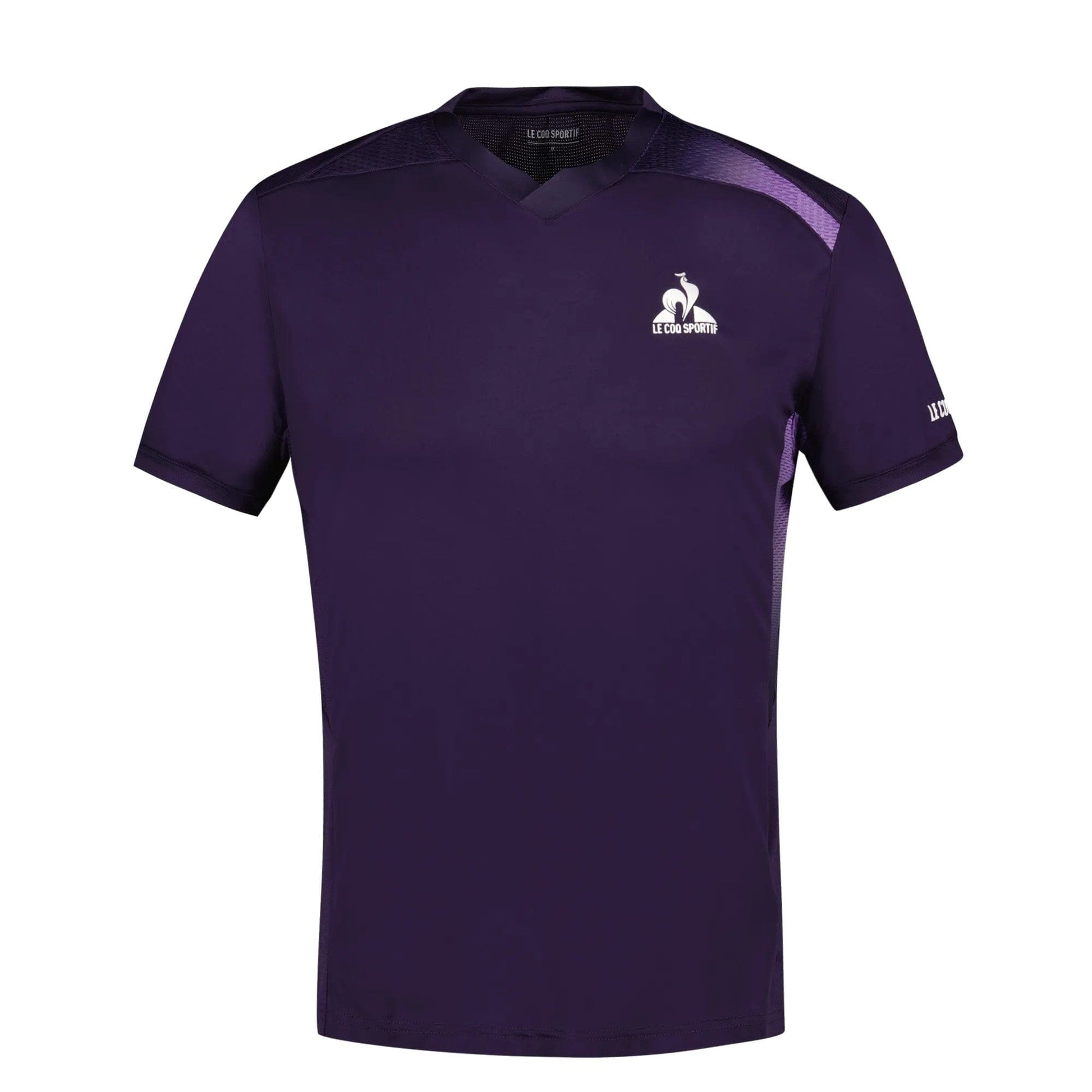 Le Coq Sportif Pro Mens Tennis T-Shirt Deep Purple