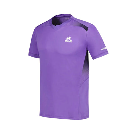 Le Coq Sportif T-Shirt Tricolore - Blanc/Rouge/Bleu Le Coq Sportif T-Shirt Tricolore - Blanc/Rouge/Bleu