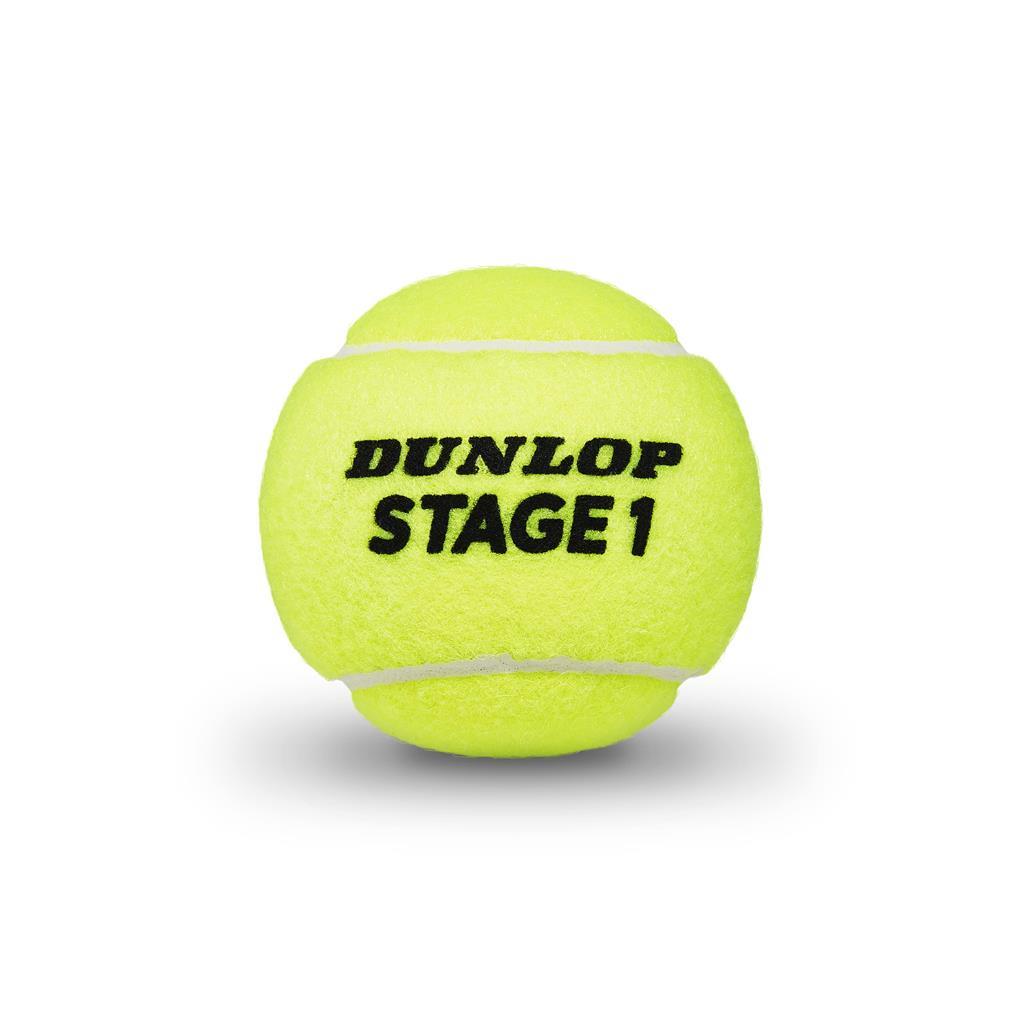 Dunlop Stage 1 Tennis Balls - Green (3 Ball Tube)