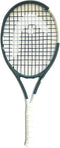 A HEAD Speed MP 2026 Mini Replica Tennis Racket by HEAD is shown with a white grip, dark gray frame, and black strings against a white background. This collectible mini racket is ideal for both players and tennis enthusiasts.