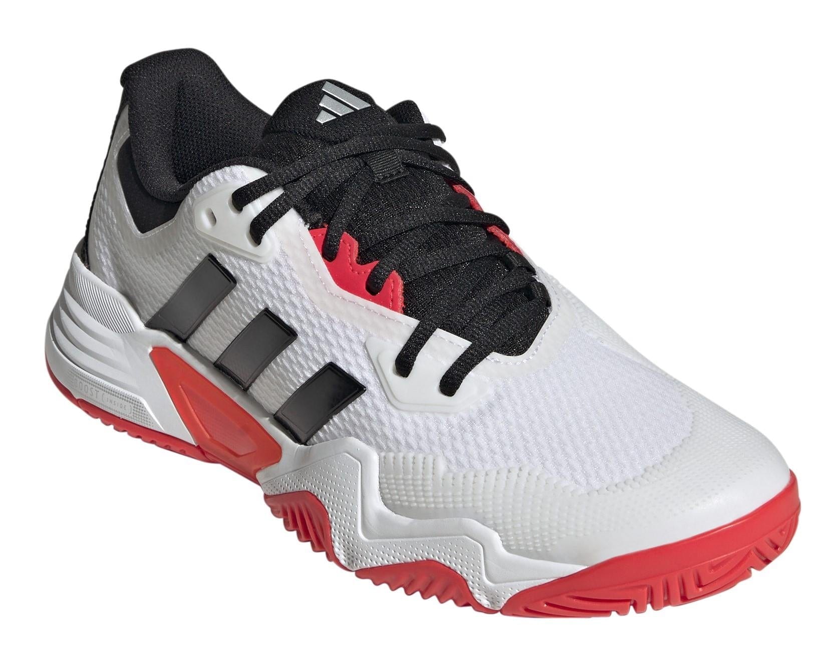 ADIDAS Solematch Control Mens Tennis Shoes White Black Red