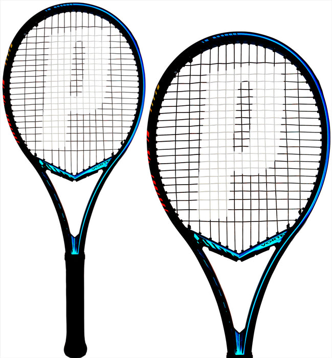 Prince Vortex 100 310g Tennis Racket - Black / Turquoise (Frame Only)