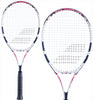 Babolat Feather Tennis Racket - White / Pink