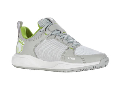 K-Swiss Ultrashot Team Womens Tennis Shoes - Grey Violet / White / Lime - Front Right