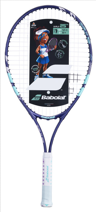 Babolat B-Fly 25 Junior Tennis Racket - Purple / Blue