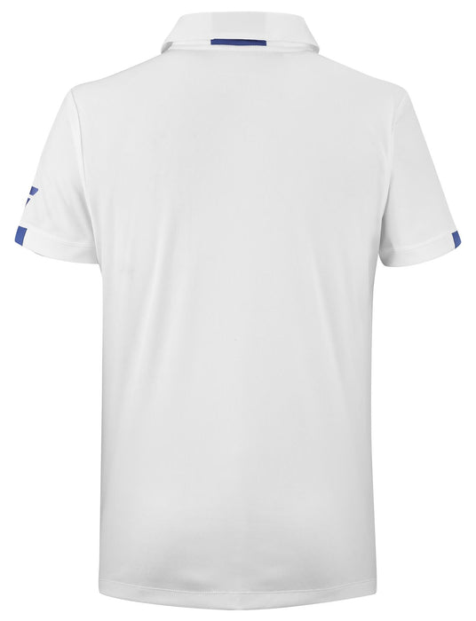 Babolat Play Mens Tennis Polo Shirt - White - Back