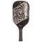 The HEAD Flash Team Pickleball Paddle in black/grey features a swirling design, durable fiberglass construction, large white HEAD logo, and a textured black grip handle—perfect for beginners.