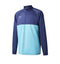 Yonex YML123 Unisex Tennis Zip Midlayer - Navy / Silver / Sky