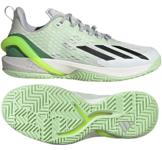 adidas Adizero Cybersonic Mens Tennis Shoes - Crystal Jade / Lucid Lemon