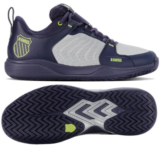 K-Swiss Performance Express Light 3 Hb tennisschoen voor heren, Star White Moonstruck Indian Teal, 46 EU K-Swiss Performance Express Light 3 Hb tennisschoen voor heren, Star White Moonstruck Indian Teal, 46 EU