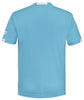 Babolat Play Mens Crew Neck Tennis T-Shirt - Cyan Blue - Back