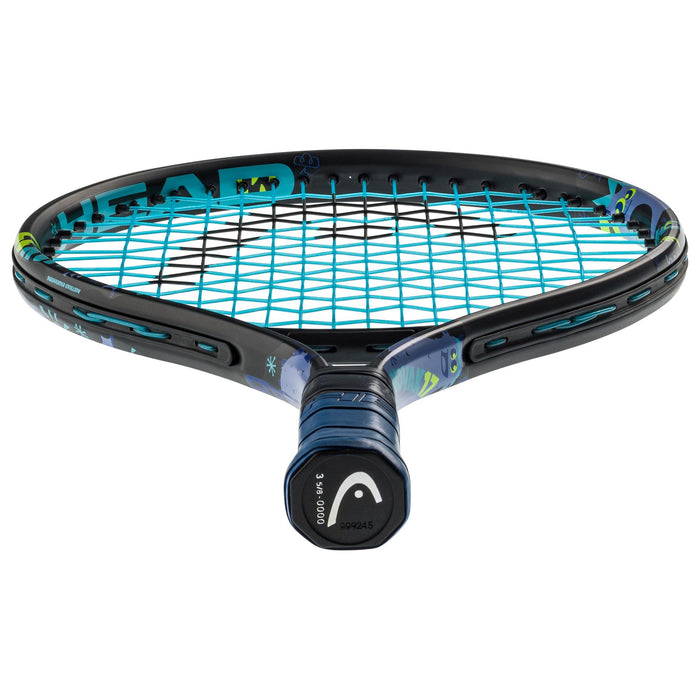 HEAD Novak 17 Junior Tennis Racket - Black / Blue - Cap