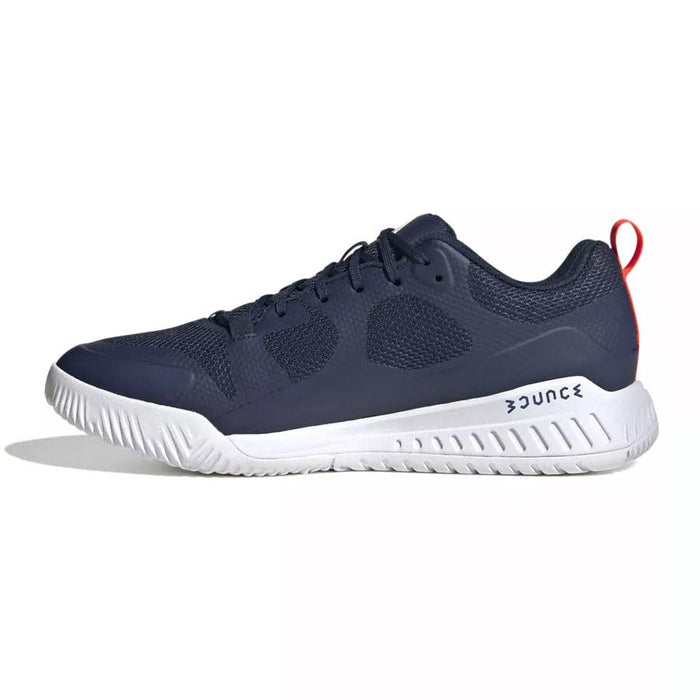 ADIDAS Court Team Bounce 2.0 Mens Indoor Court Shoes - Navy / Solar Red Side