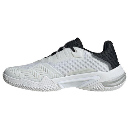 ADIDAS Barricade 13 Mens Tennis Shoes - White / Black - Side